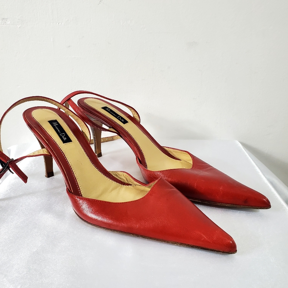 Massimo Dutti Kitten Heel Shoes Y2K